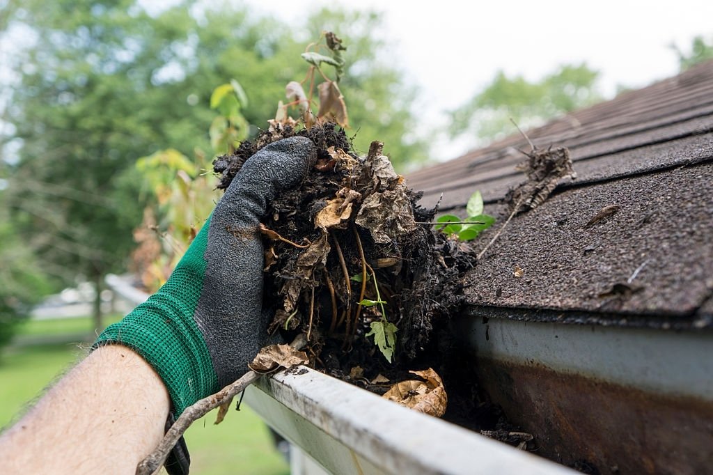 Clean Out The Roof Gutters